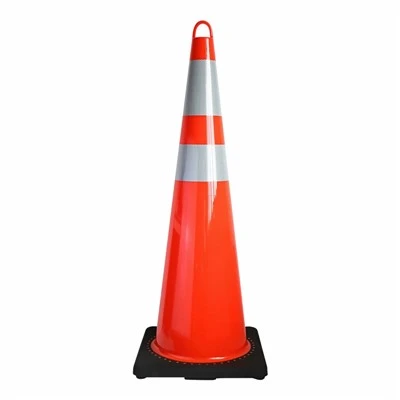 Snowflake Pattern Traffic Cone