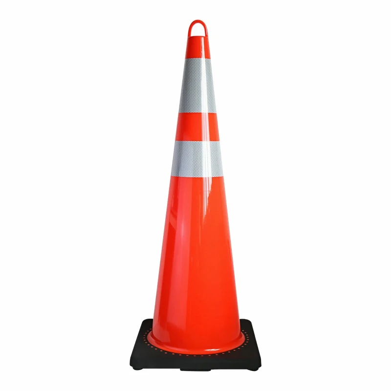 Snowflake Pattern Traffic Cone